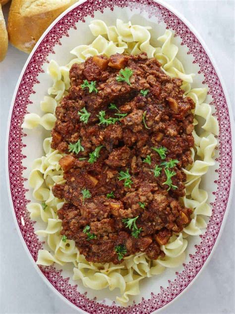 I lightened this instant pot® goulash up by using ground turkey instead of beef. Instant Pot Turkey Bolognese Freezer Meal