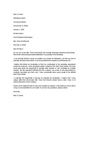 Response To Job Termination Letter How To Create A Response To Job Termination Letter