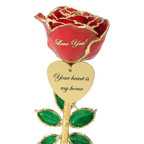 A Mothers Heart Personalized 8 24k Gold Rose T Love Is A Rose