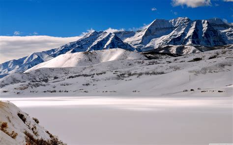 Landscapes Snow Utah Mount Wallpapers Hd Desktop And Mobile