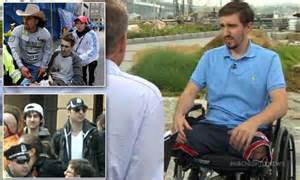 Boston Bombing Victim Jeff Bauman 27 Reveals His Determination To Stop His Attackers After