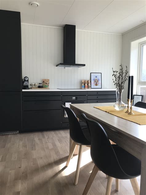 Kungsbacka black kitchen | Black kitchens, Home decor, Kungsbacka