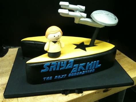 Bolo Star Trek Star Trek Cake Star Trek Party Star Trek Birthday