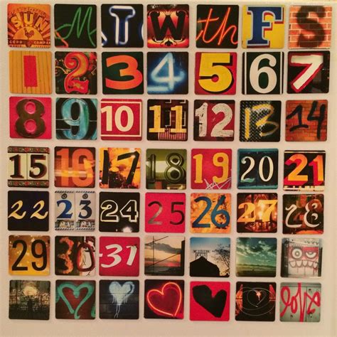 Perpetual Magnetic Calendar Etsy