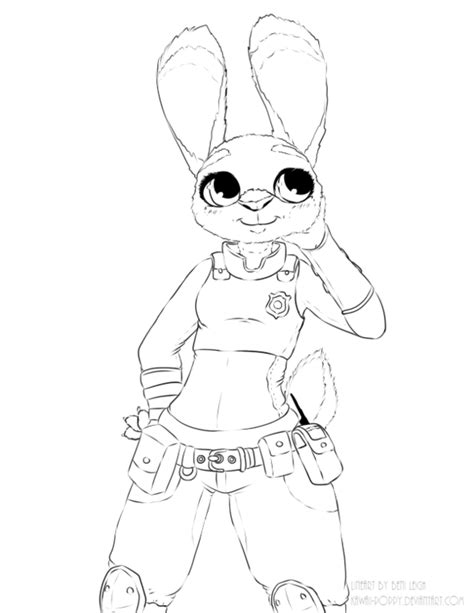 Mr Hopps Coloring Pages Coloring Pages