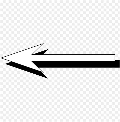 White Arrow Pointing Left Png Image With Transparent Background Toppng