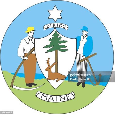 Maine State Seal Photos And Premium High Res Pictures Getty Images