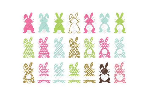 Bunny Svg Easter In Svgdxfepspng Ohmycuttables