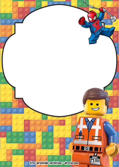 Free Lego Movie Invitations For Birthday Download Hundreds Free