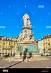 Camillo Benso, Count of Cavour, monument in Piazza Carlo Emanuele II ...