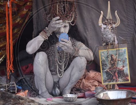 Image Of Indian Naga Sadhus Or Babas Or Aghoras Naked At Kumbh Mela Ol Picxy