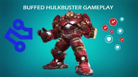 Hulkbuster Buff Gameplay Marvel Contest Of Champions Youtube