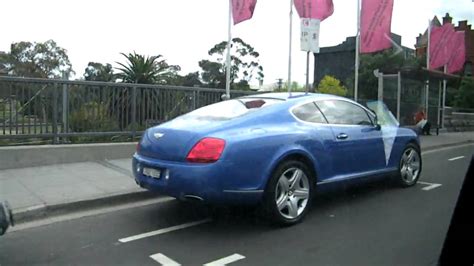 Sky Blue Bentley Continental Gt Youtube