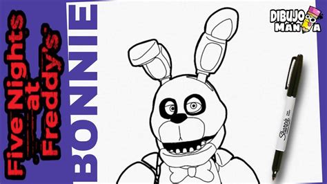 HOW TO DRAW BONNIE FROM FNAF STEP BY STEP Easy Draw Bonnie From Fnaf