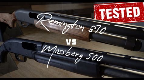 Remington 870 Vs Mossberg 500 Battle Of The Cheap Shotguns Youtube