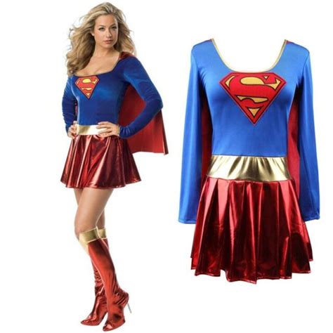 Superwoman Costume Plus Size Adult Supergirl Ebay