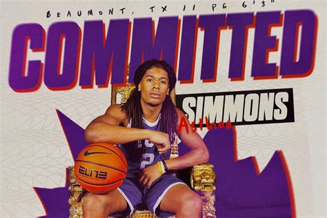 Mens Basketball Three Star Guard Ashton Simmons Commits To Tcu
