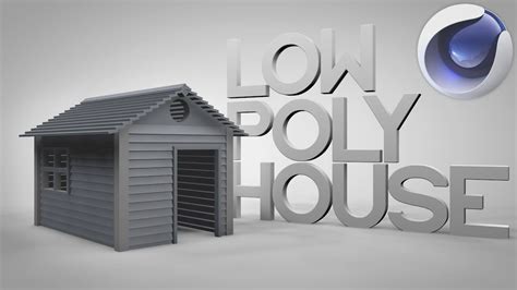 Model A Low Poly Minimalistic House Cinema 4d Tutorial Cinema 4d