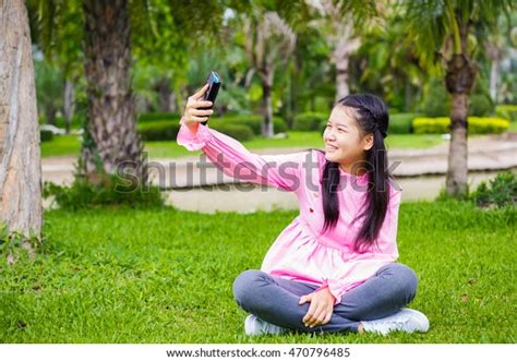Asian Cute Girl Holding Camera Hand Stock Photo 470796485 Shutterstock