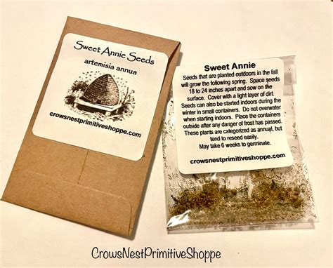 Sweet Annie Seeds Crows Nest Primitive Shoppe