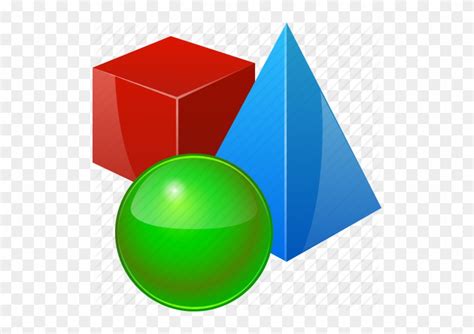 Geometric 3d Forms Clipart