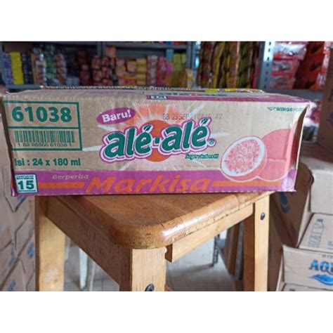 Jual Ale Ale Minuman Gelas Rasa Markisa Dus Isi 24 Pcs Shopee Indonesia