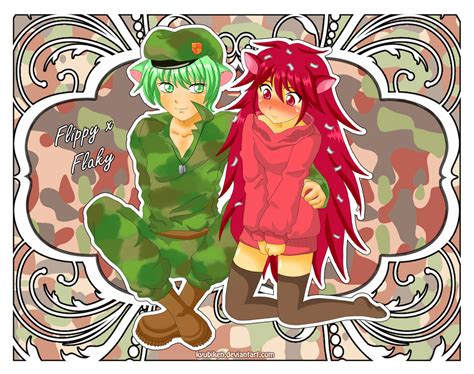 Flippy X Flaky By Kyubiken On Deviantart