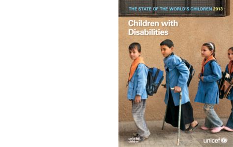 Pdf Children With Disabilities The State Of The Worlds Children