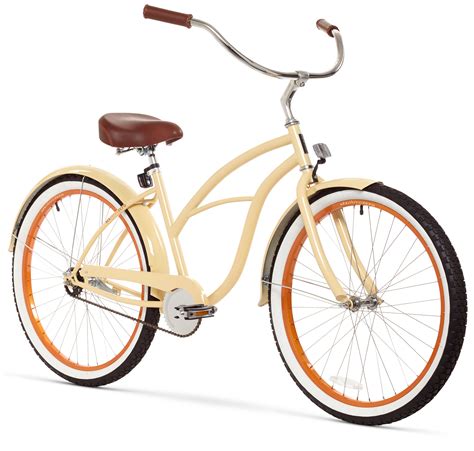 Sixthreezero Womens 3 Speed 26 Inch Beach Cruiser Bicycle