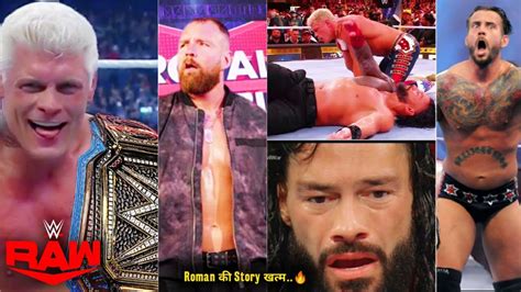 Roman Lossing To Dean Ambrose Re 🔥 Cm Punk Returns Triple H Era