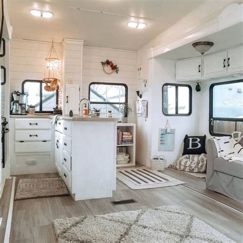 Excellent Farmhouse Rv Decorations On A Budget Homeridian Remodeling Mobile Homes