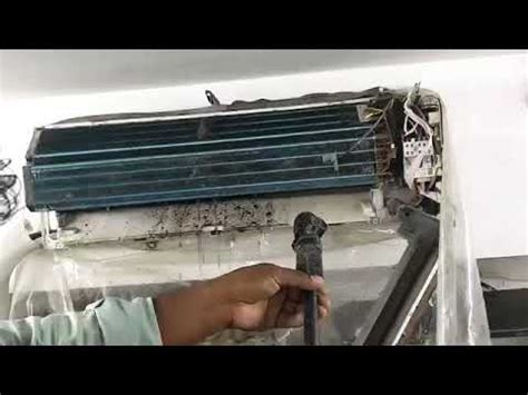 Deep Cleaning Of Indoor Unit Of Split Ac Youtube