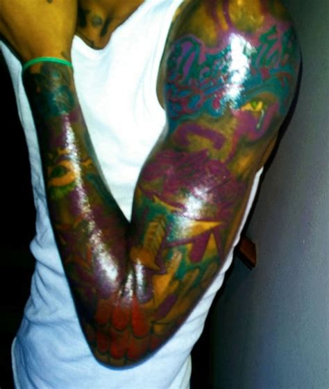 Pin By Tareef Tattoos On Color Tattoos Dark Skinmy