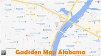 Gadsden, Alabama Map