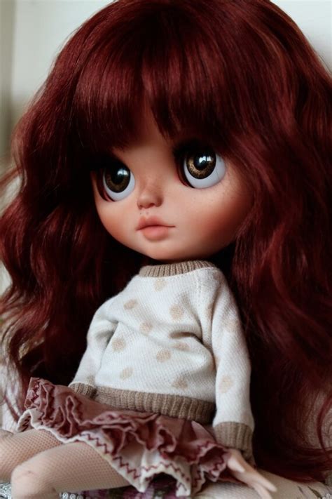 Aubree Custom Blythe Doll By Karolinfelix Ooak Art Doll Etsy