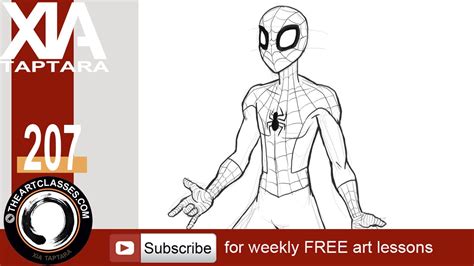 Do you want to learn how to draw the comic cartoon body? How to draw SpiderMan - YouTube