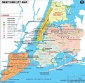 NYC mapa de la ciudad - Un mapa de la Ciudad de Nueva York (Nueva York ...