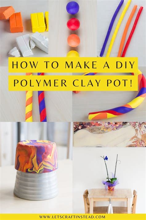 Learn How To Make A Polymer Clay Pot Using Sculpey Clay Including How