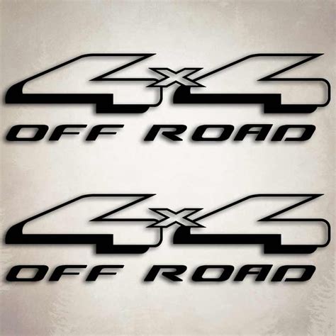 4x4 F 150 Truck Decals Ford Off Road Vinyl Replacement Sticker