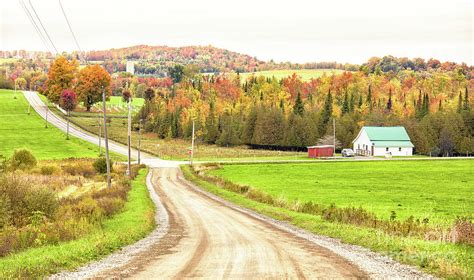 Take Me Home Country Roads Autumn In Vermont Photograph By Felix Lai