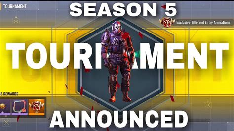 codm tournament s5 announced mvp intro and exclusive emotes 1st look youtube