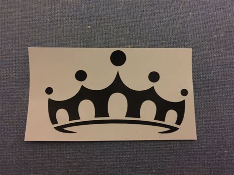 Crown Vinyl Sticker Vinyl Decal Cup Decal Computer Decal