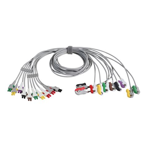 Ecg Leadwire Set Base 10 Grabber Iec 1box Cardiology Ge