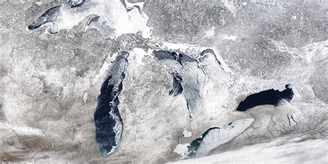 The Great Lakes Are Still Almost Half Frozen And It Could Affect The