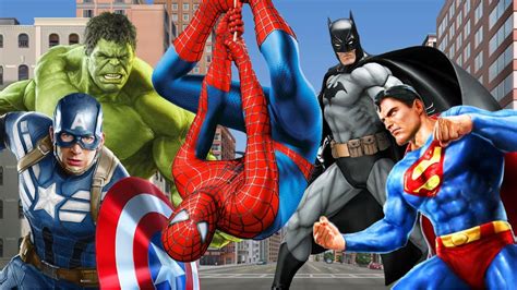 7x5ft Super Heroes Spiderman Superman Hulk Captain Custom Photo Studio