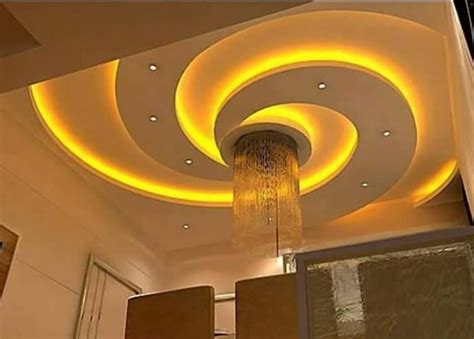 10 Simple False Ceiling Design For Living Room In 2020
