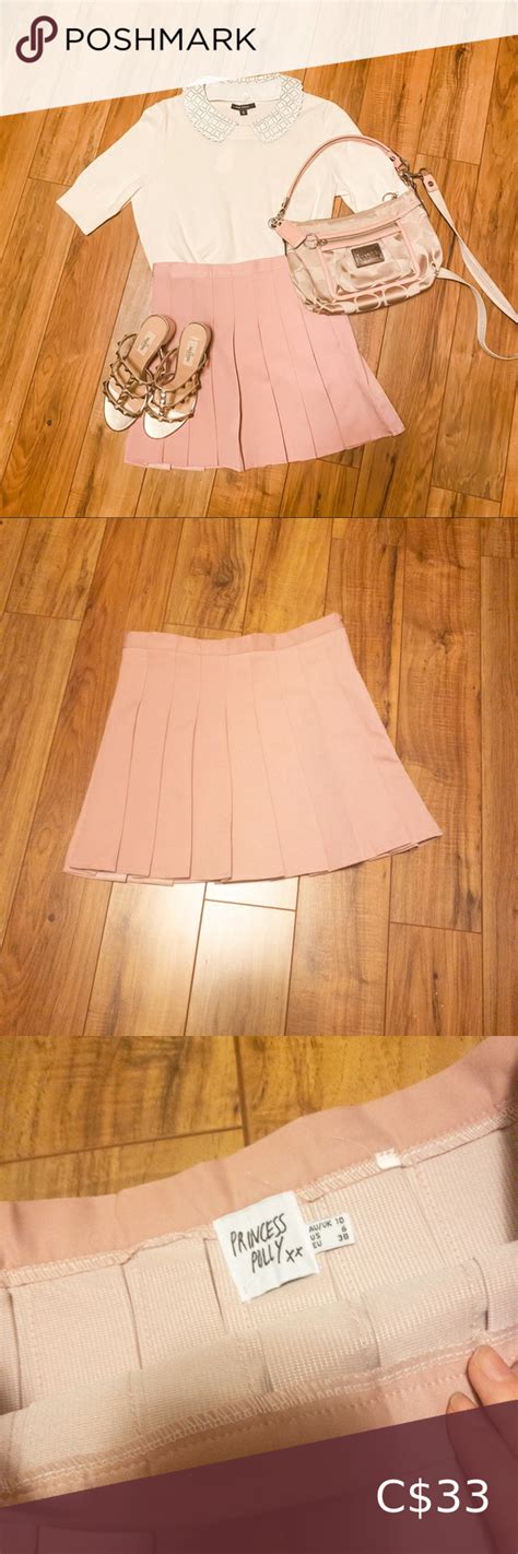 Princess Polly “tahls” Pink Pleated Miniskirt Plus Fashion Fashion
