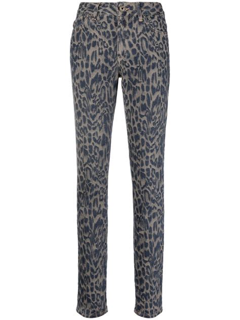 Just Cavalli Leopard Print Skinny Jeans Farfetch