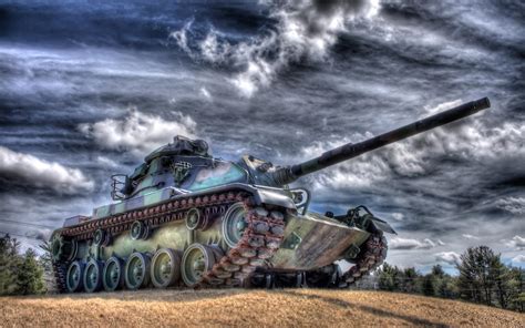American Patton Tank Hdr Hd Desktop Wallpaper Widescreen High