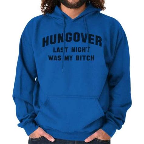 hungover last night funny drinking college adult long sleeve hoodie sweatshirt ebay